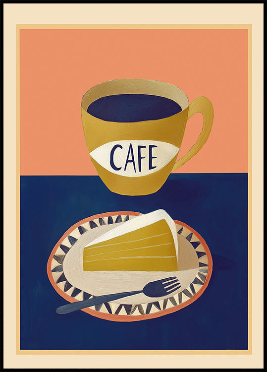 Coffee With Cake Poster