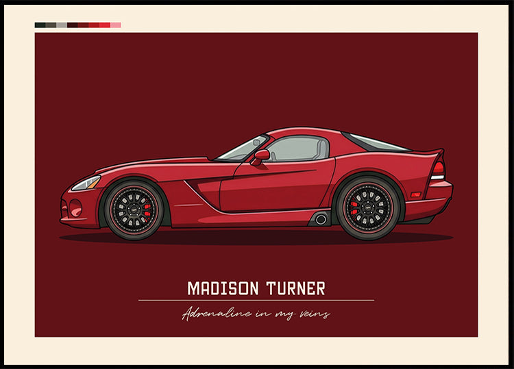 Sport Car Personal 11 Poster