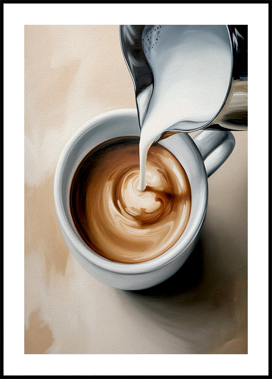 Morning Cappuccino Poster