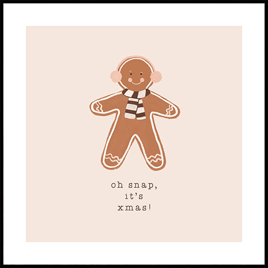 Oh Snap It&#039;s Xmas Poster