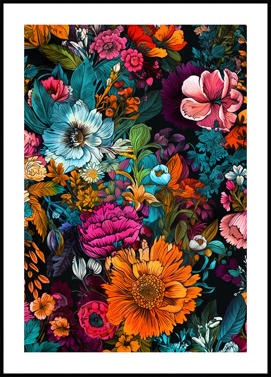 Meadow flowers 6 Poster