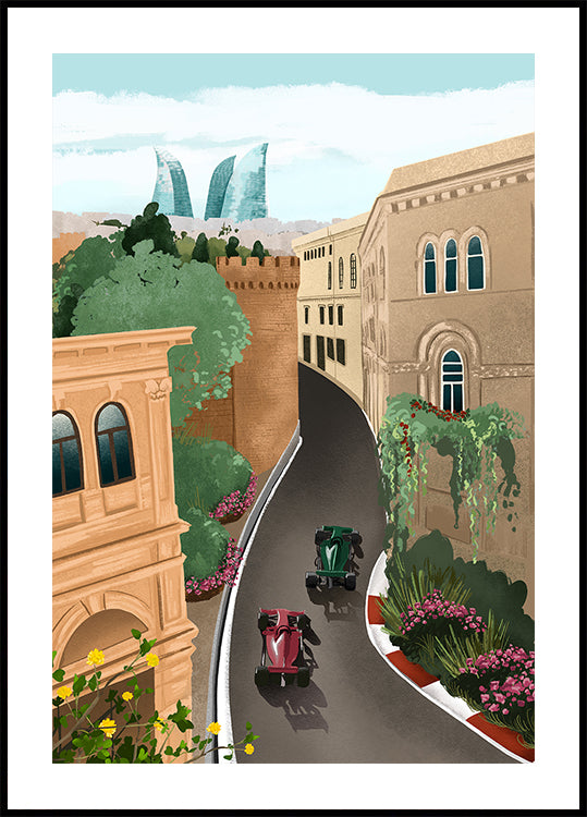 Baku Azerbeidzjan Poster