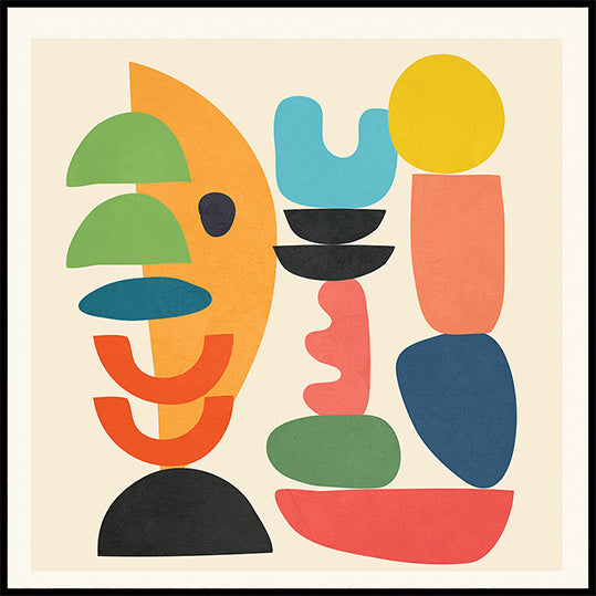 Minimal Abstract Geometry 1 Poster