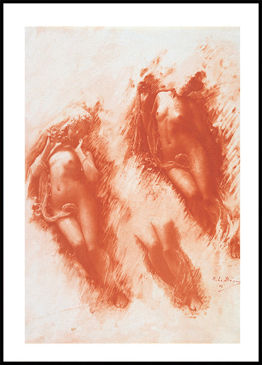 Study in Warm Tones Poster