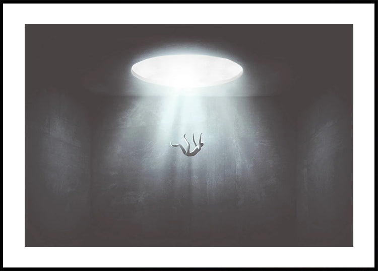 Falling from Hole of Light Poster