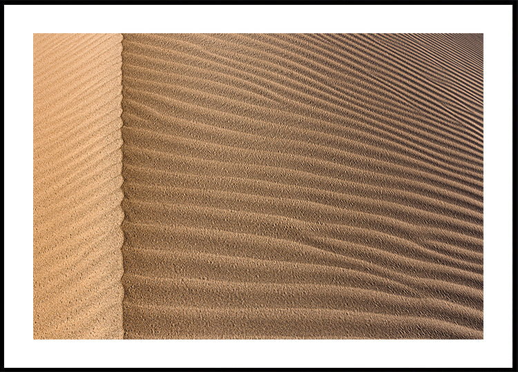 Abstract desert lines Poster