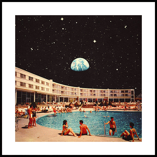 Lunar Pool Poster