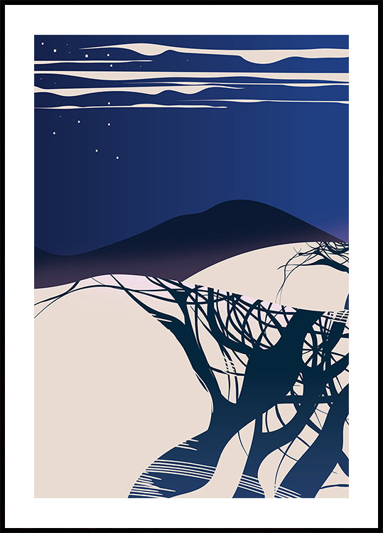 Winter Trees Poster