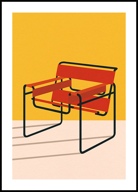 Wassily Chair Marcel Breuer Poster