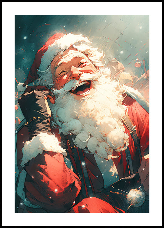 Jolly Santa Call Poster