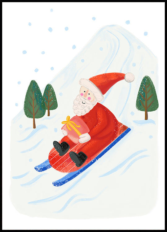 Special delivery by Santa Poster