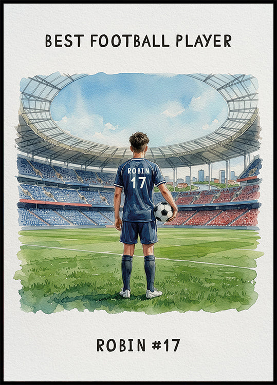 Youth football Boy Personal 2 Poster