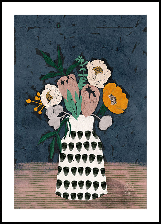 Moody Florals Poster