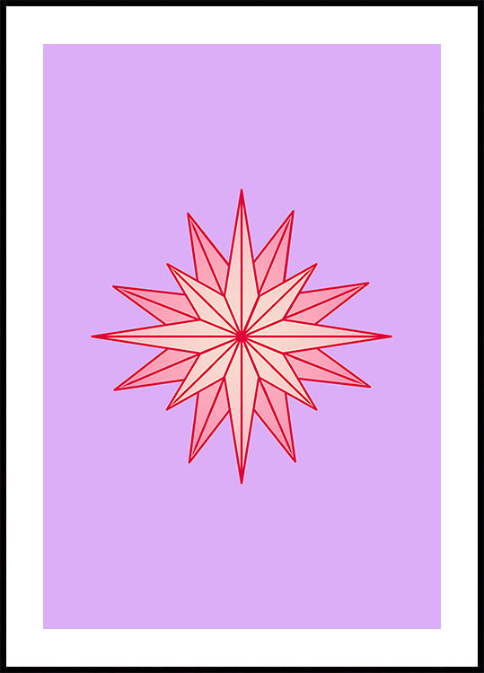 Christmas Star No.3 Poster