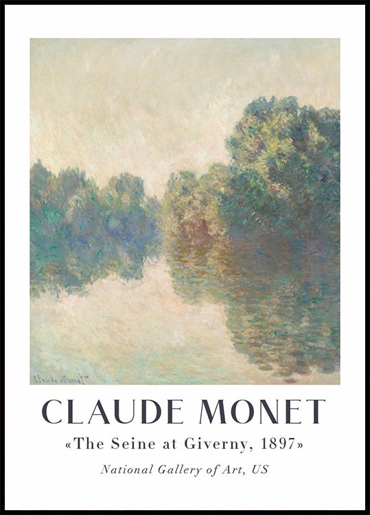 Claude Monet The Seine at Giverny Poster