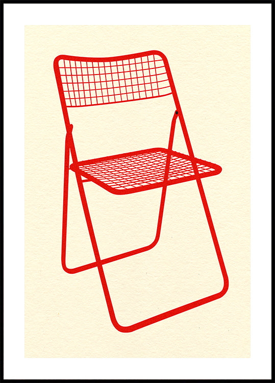 Ted Net Chair Red
