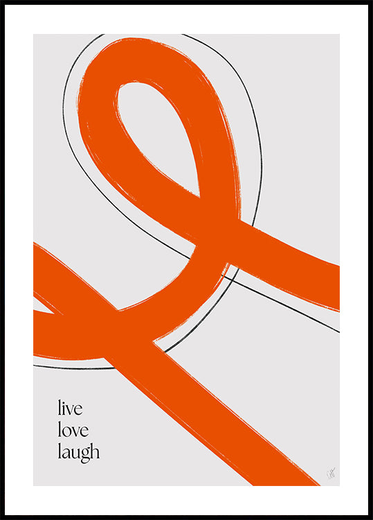 Lofe, love, laugh Poster