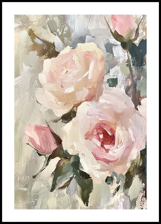 Cream Rose Cluster, Children’s Wall Art Poster