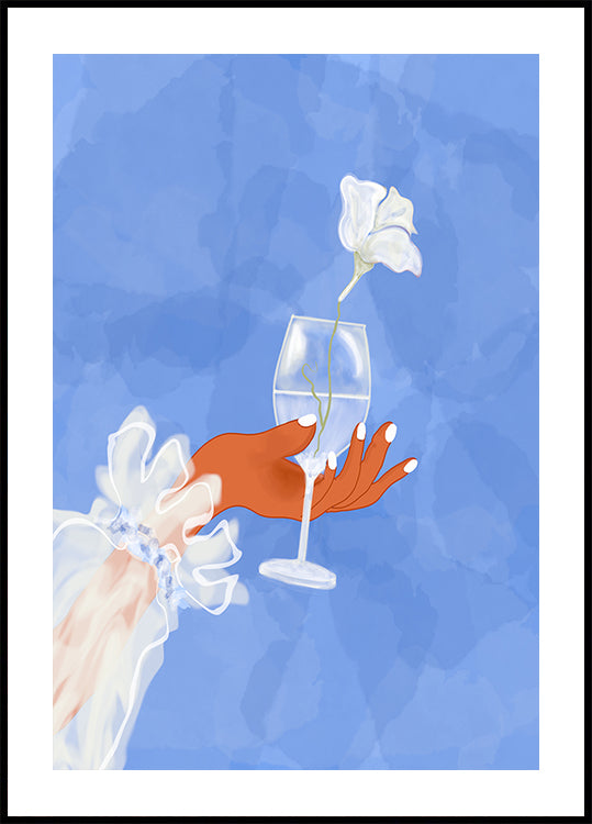 A Single Flower Poster