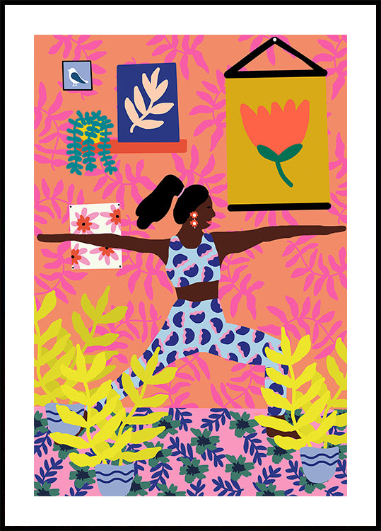 Yoga Warrior Position