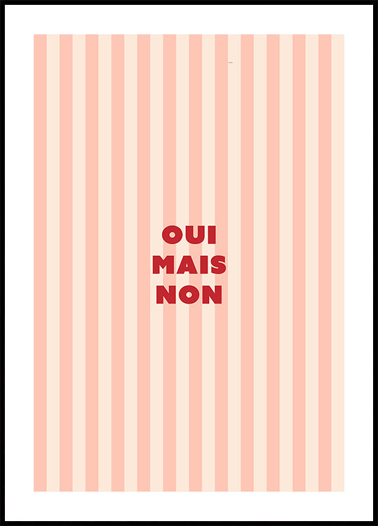 oui mais non Poster