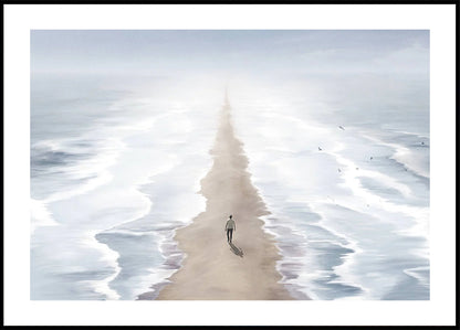 Surreal Path Between Seas Poster