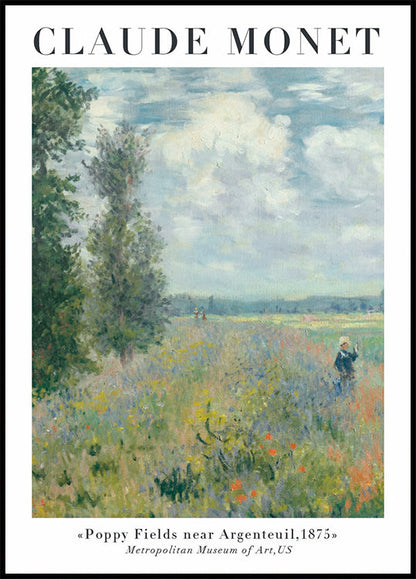 Poppy Fields Serenity Poster