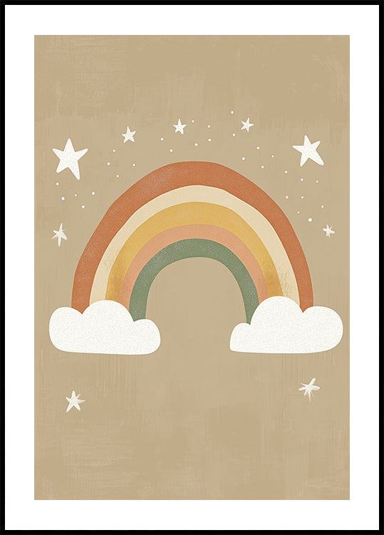Soft Rainbow Poster
