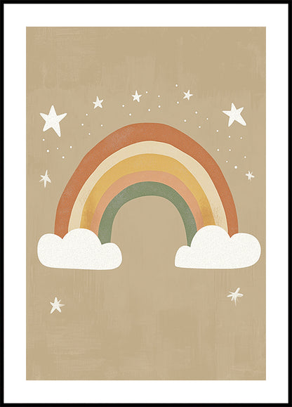 Soft Rainbow Poster