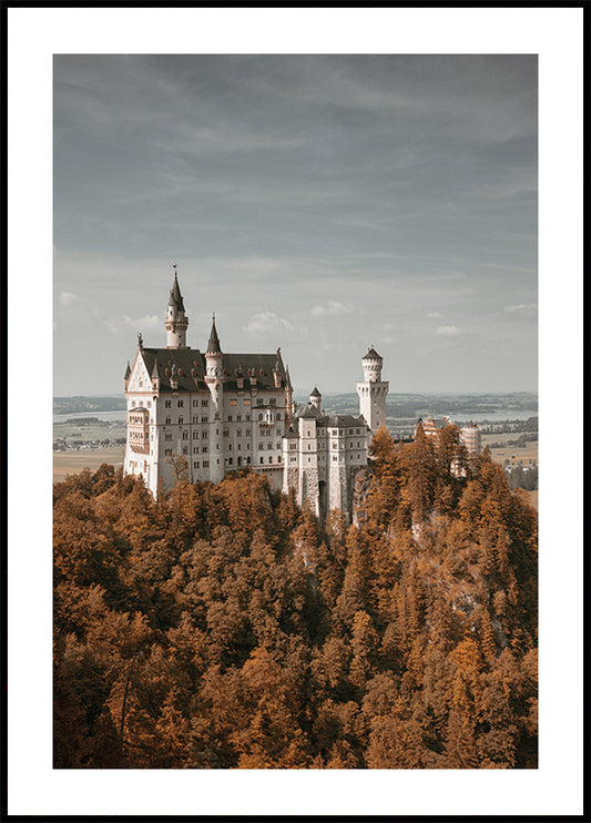 Neuschwanstein Castle in the Fall Poster