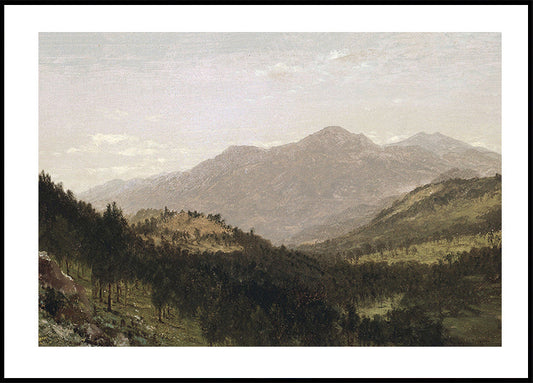 Bergen Mountains Landscape Poster