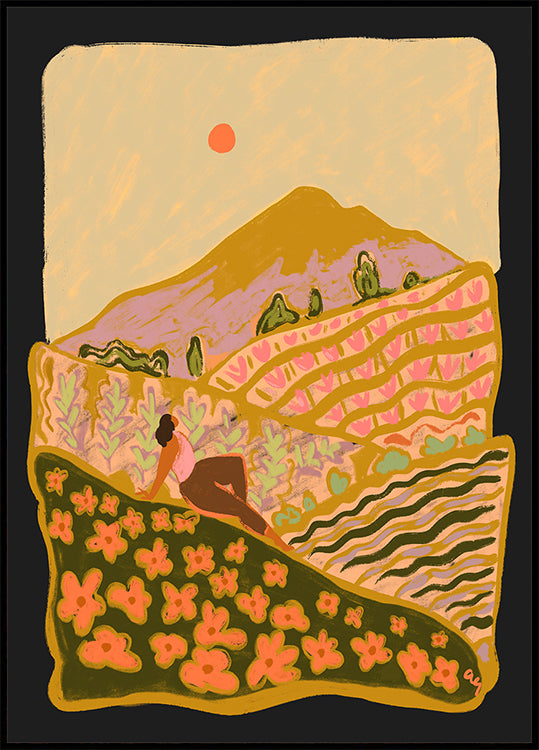 Field Of Flowers Poster