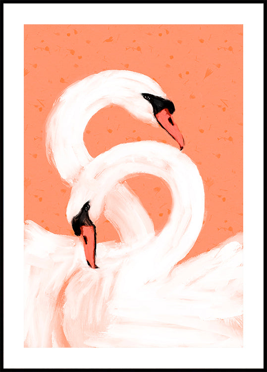 Graceful Swans Poster