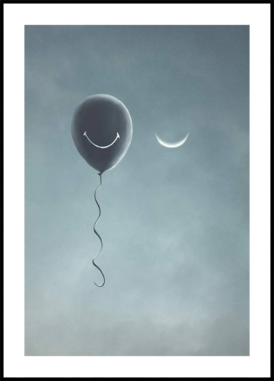 Smiling Balloon Poster