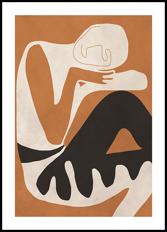 Abstract Art Figure Poster