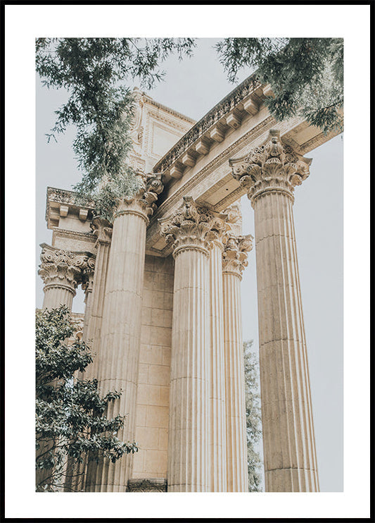 Architectural Beauty of The Palace Of Fine Arts Poster