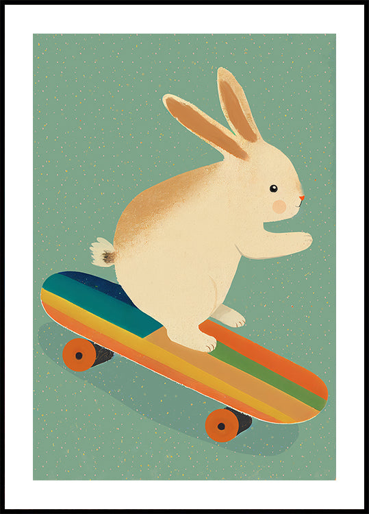 Skateboarding Bunny