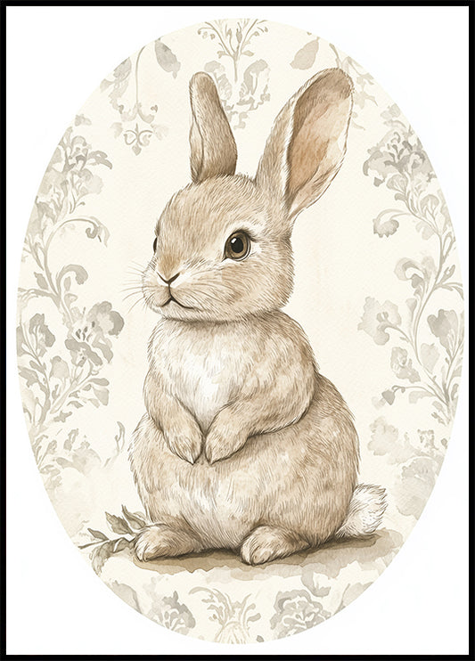 Cute Baby Rabbit Poster