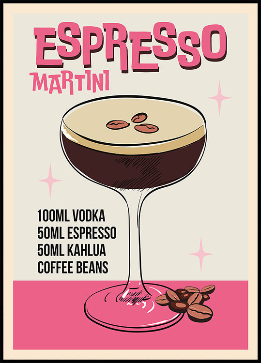 Espresso Martini Poster