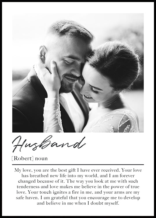 Husband Personalized Poster