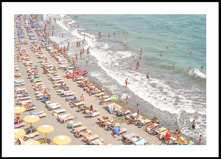 Amalfi Beach Day Poster