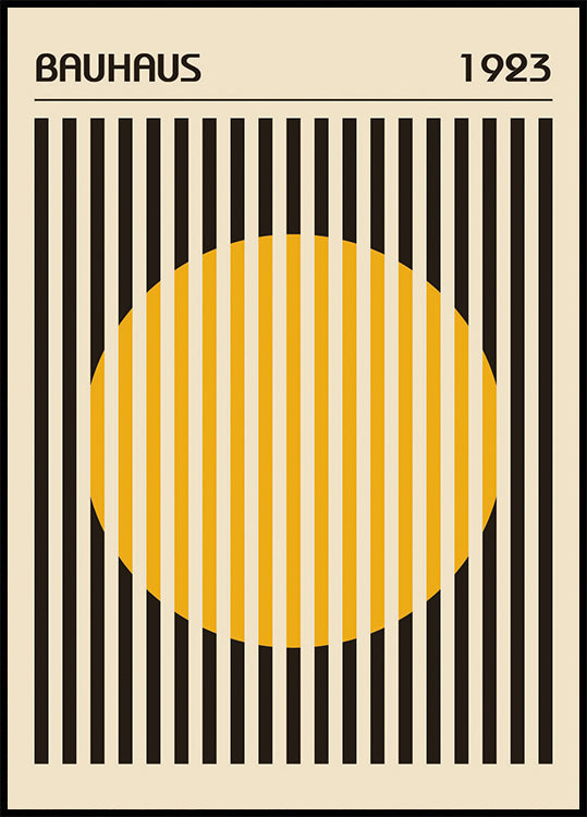 Bauhaus Circle Poster