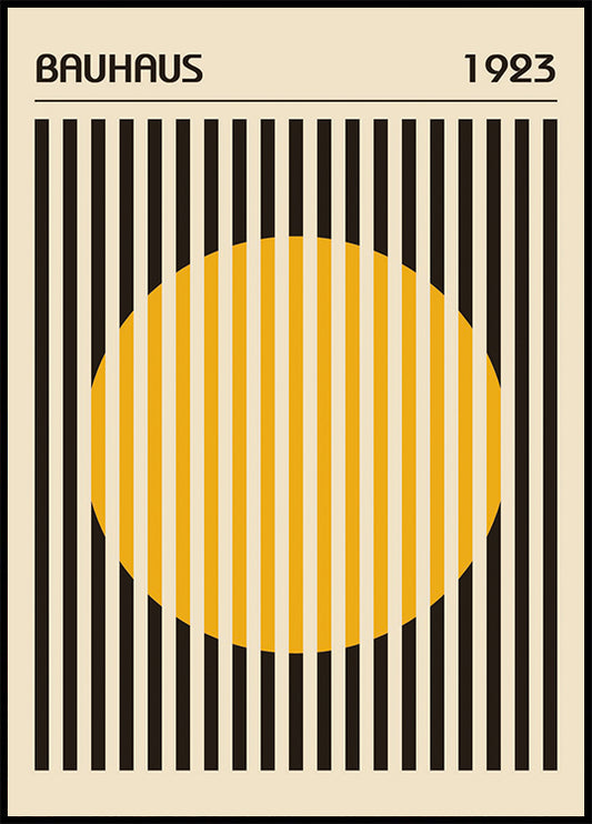 Bauhaus Circle Poster