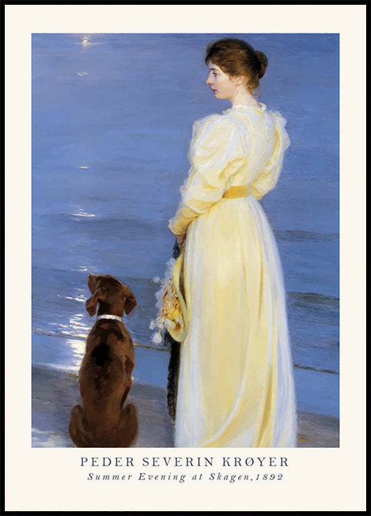 Summer Evening at Skagen, Peder Severin Krøyer Poster
