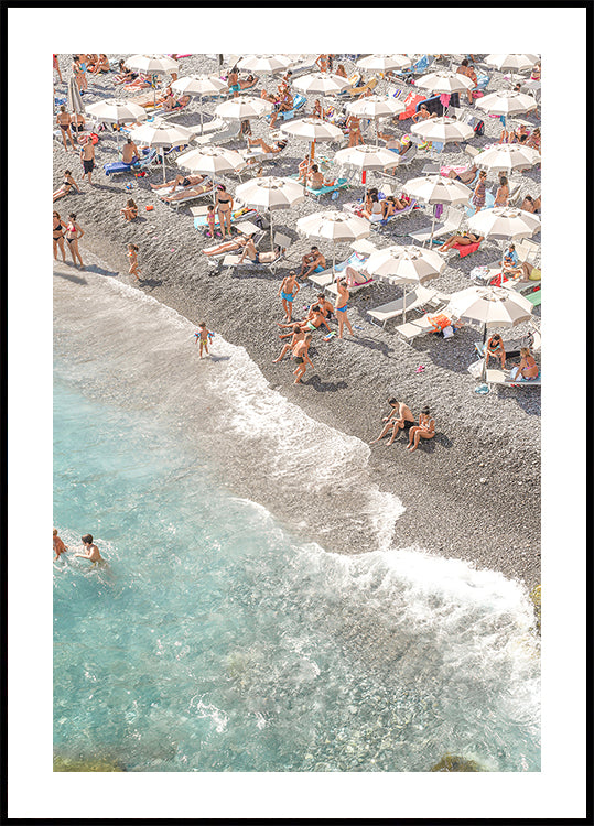 Amalfi Beach Poster