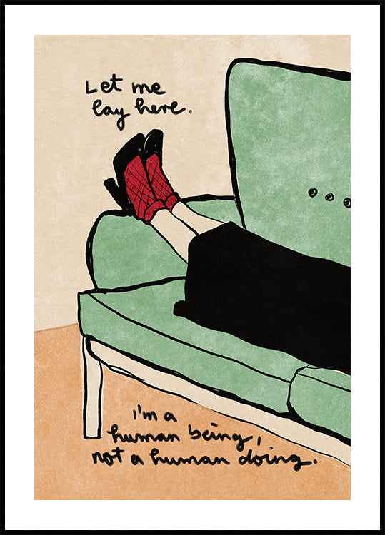 Let me lay here Poster