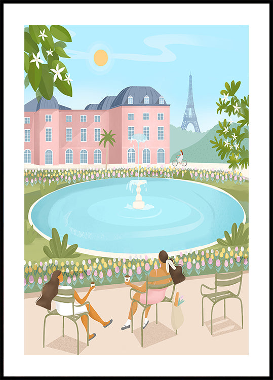 Parisian Serenity Poster
