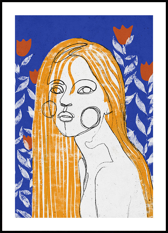 Floral Serenity Poster