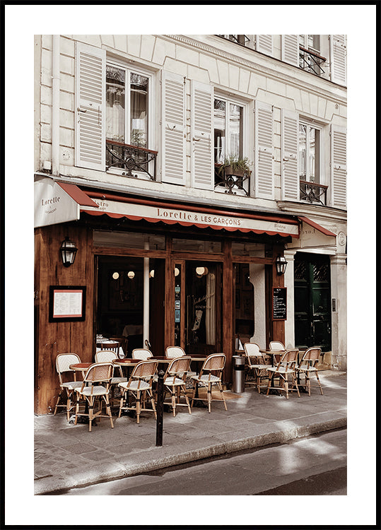 Old Cafe in Paris Poster