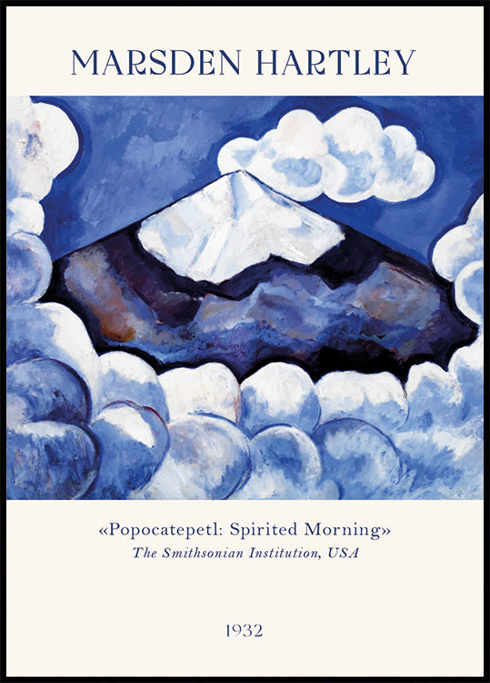 Popocatepetl, Spirited Morning, Marsden Hartley Poster